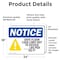 Signmission Safe Floor Load Limit Not To Exceed Custom, 24 in W x Rectangle, Vinyl Decal OS-2PACK-NS-D-1824-L-16504 - alternate 3